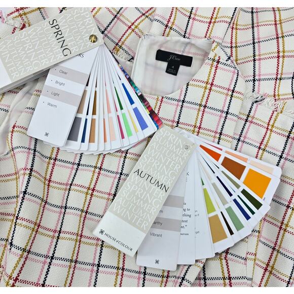 J Crew Fluted Hem A-Line Dress In Windowpane Cotton Tweed - Picture 4 of 5